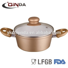 Pan de cazuela de cerámica de aluminio forjado